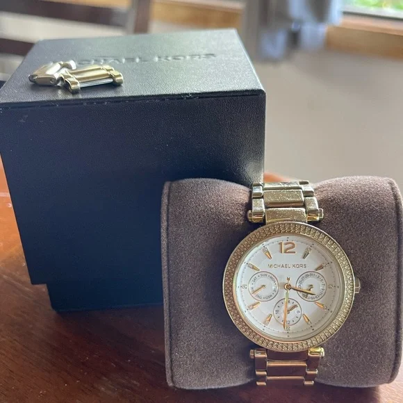 Accessories | Michael Kors Watch Parker Gold Mk578 | Poshmark display picture 3
